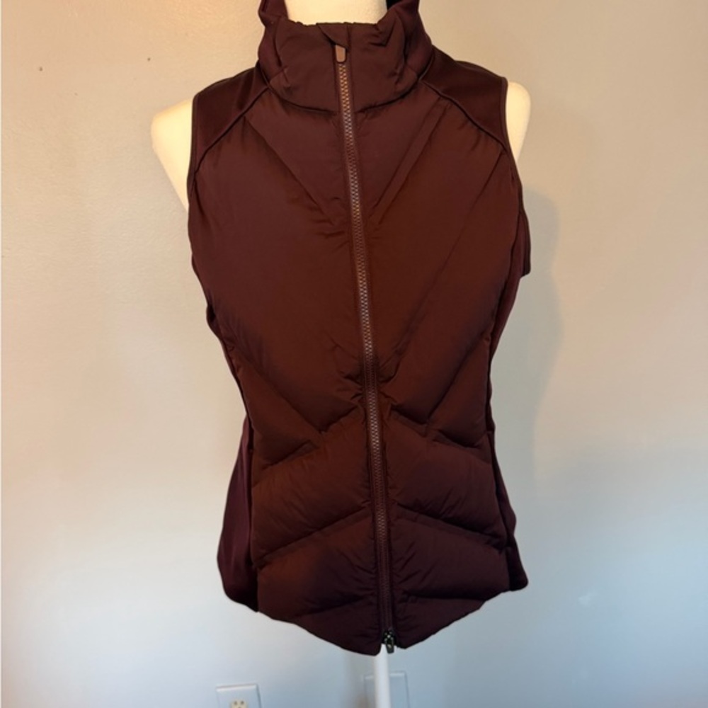 Athleta Dark Purple Puffer Vest